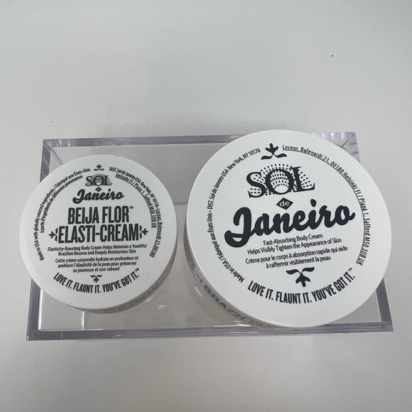 NIB Rio de Janiero Bundle of Bum Bum Cream and Beija Flor Elasti-Cream - Picture 2 of 6